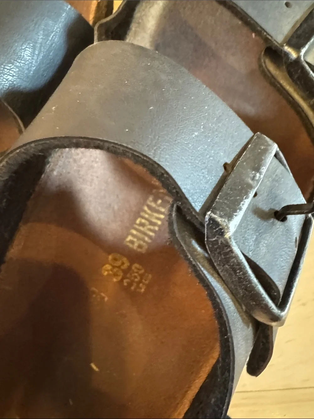 Birkenstock Black Milano sandals-Size 39-8-8.5-Boho-Hippie-Festival